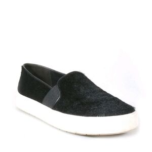 Vince "Berlin" Black Calf Hair slip on Sneakers 🖤 7.5